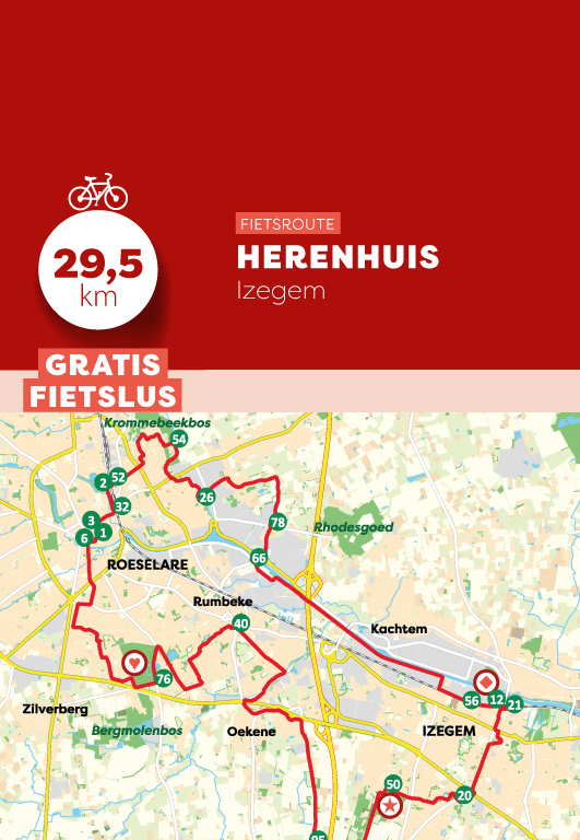 Fietsknooppunten Izegem
