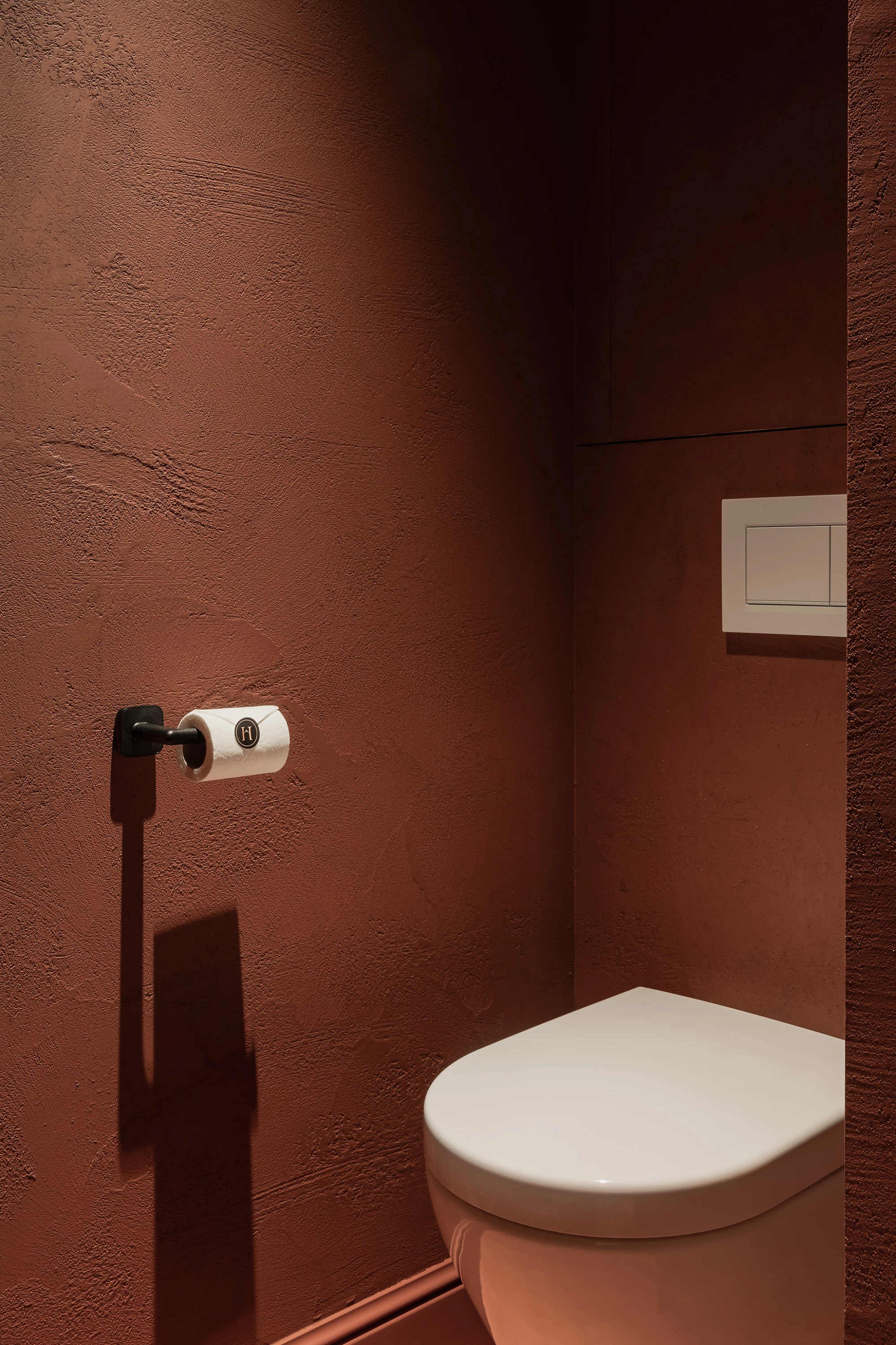 Toilet van badkamer Boho Chic B&B Herenhuis Izegem
