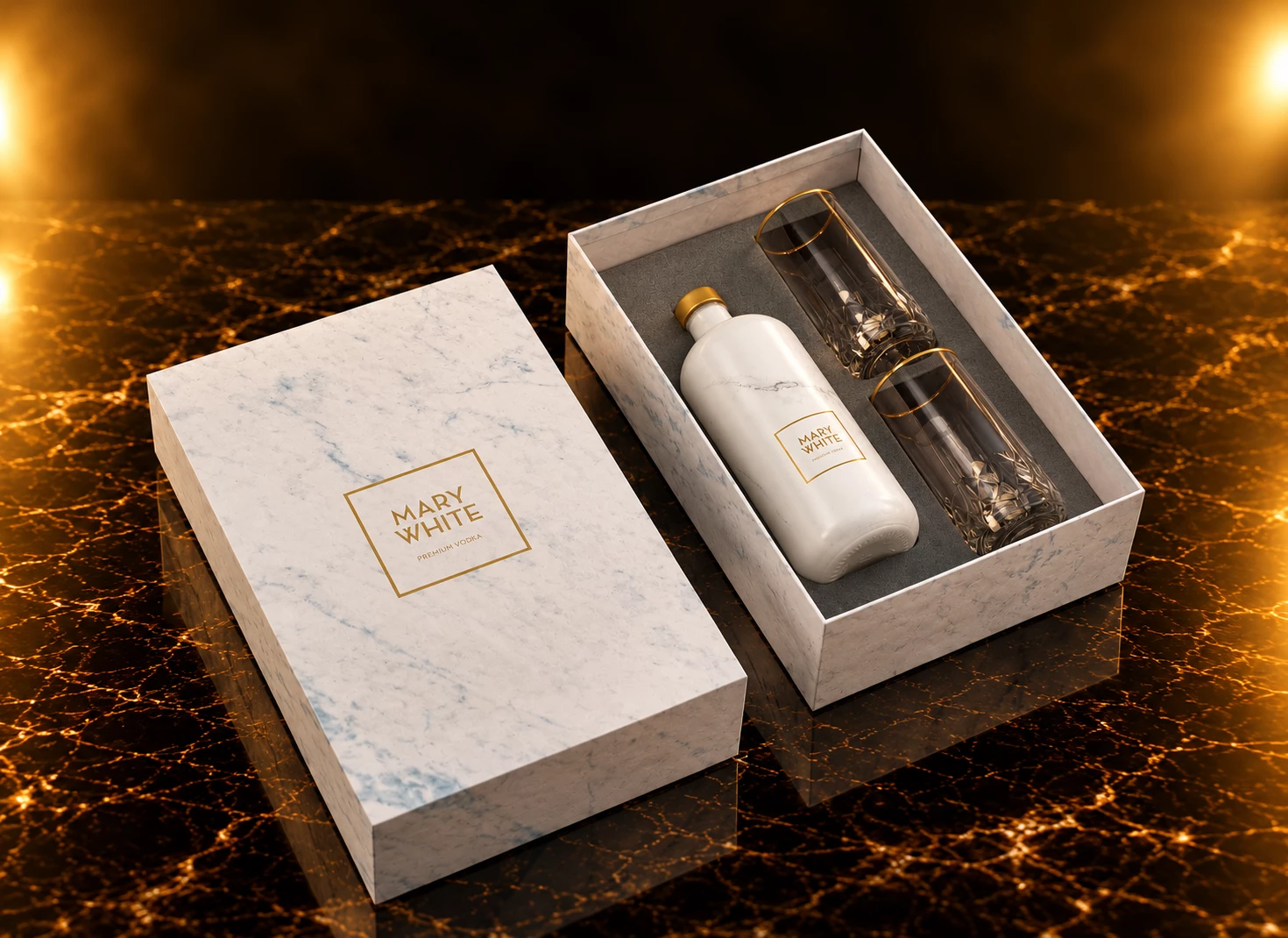 Mary White Vodka - Giftset