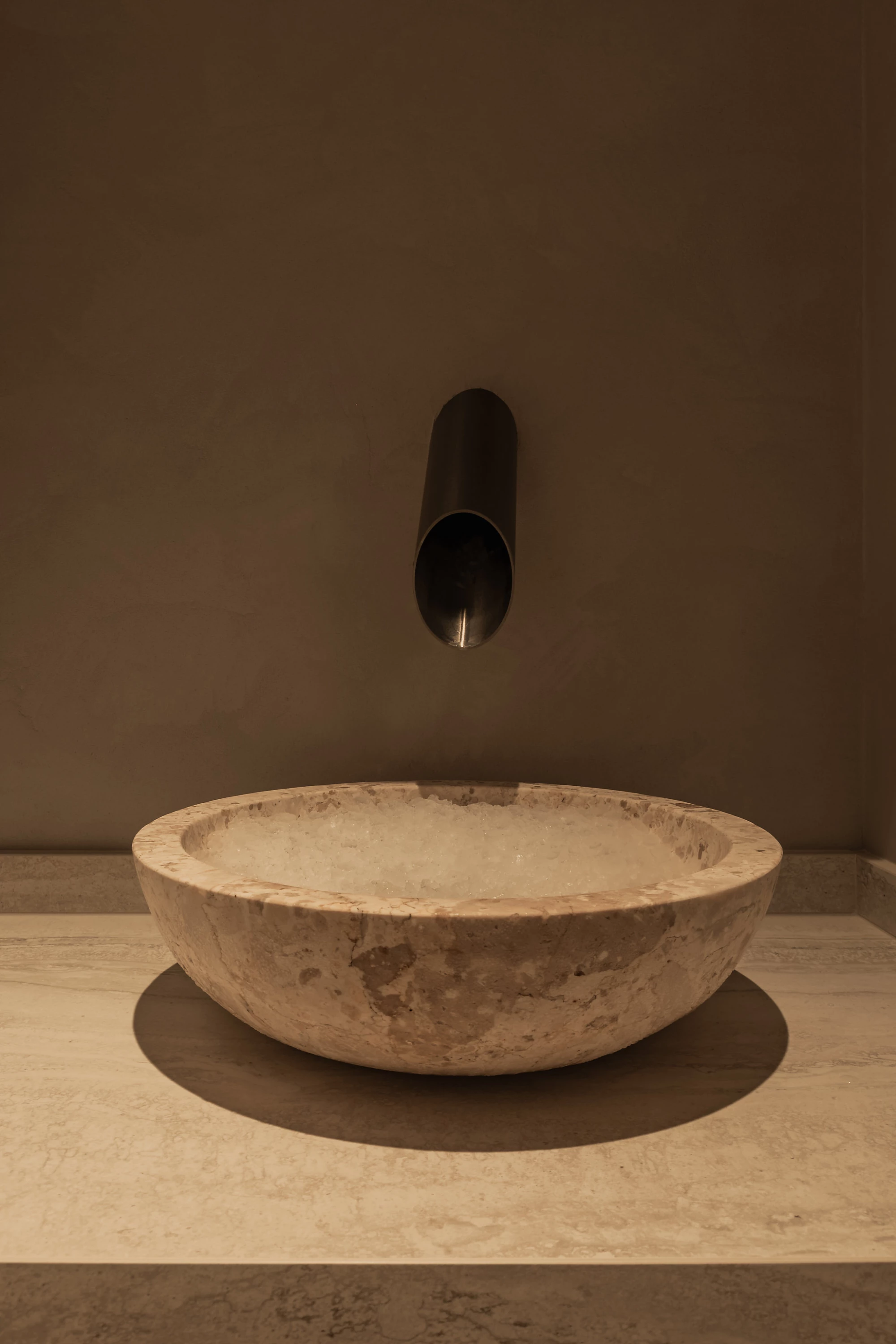 Vooraanzicht van scrubijs Privé wellness Herenhuis Izegem